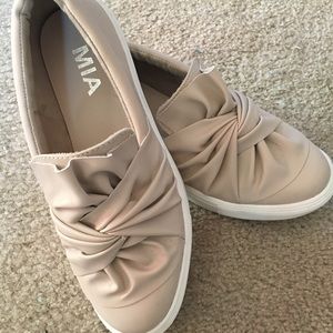 Size 6 MIA slip on sneakers